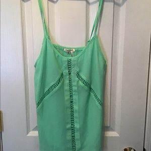 Marineblu Mint Spaghetti Strap Tank